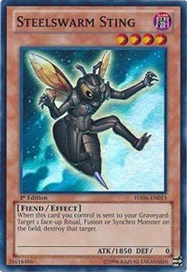 Steelswarm Sting Hidden Arsenal 6: Omega Xyz Yu-Gi-Oh! card