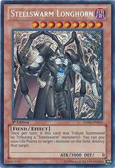 Steelswarm Longhorn Hidden Arsenal 6: Omega Xyz Yu-Gi-Oh! card