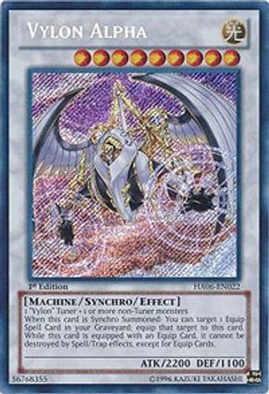 Vylon Alpha Hidden Arsenal 6: Omega Xyz Yu-Gi-Oh! card