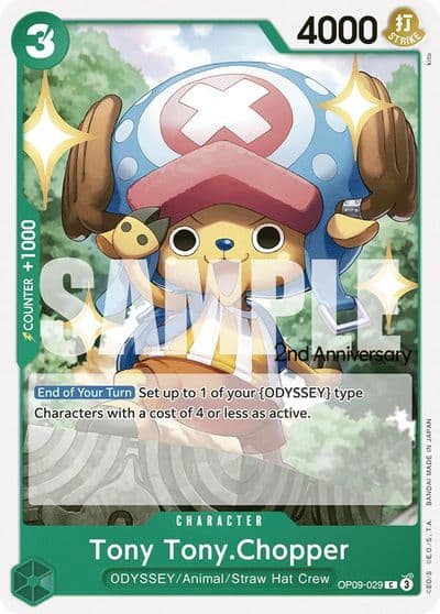 Tony TonyChopper Emperors in the New World: 2nd Anniversary Tournament Cards One Piece card