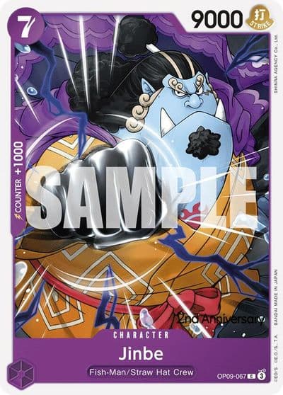 Jinbe Emperors in the New World: 2nd Anniversary Tournament Cards One Piece card