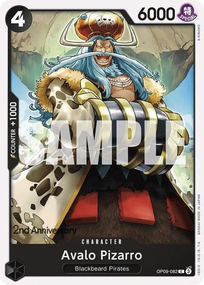 Avalo Pizarro Emperors in the New World: 2nd Anniversary Tournament Cards One Piece card