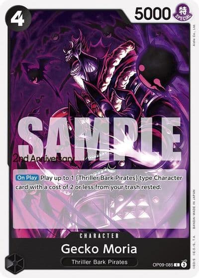 Gecko Moria Emperors in the New World: 2nd Anniversary Tournament Cards One Piece card