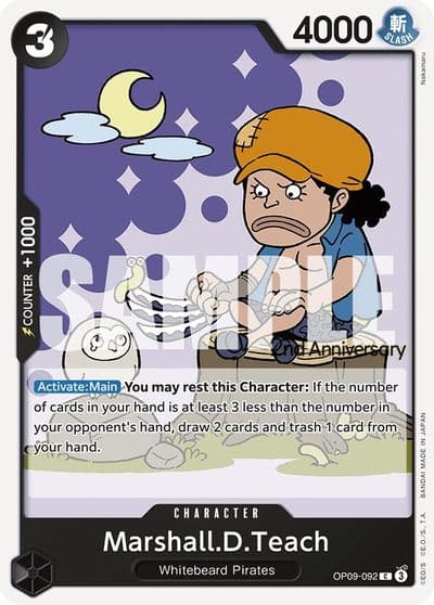 MarshallDTeach 092 Emperors in the New World: 2nd Anniversary Tournament Cards One Piece card