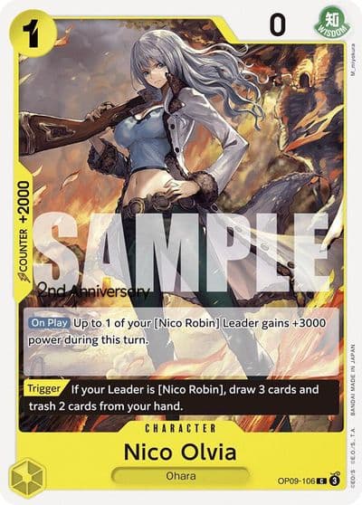 Nico Olvia Emperors in the New World: 2nd Anniversary Tournament Cards One Piece card