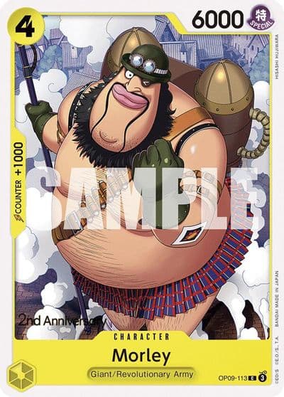 Morley Emperors in the New World: 2nd Anniversary Tournament Cards One Piece card