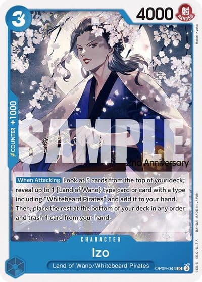 Izo Emperors in the New World: 2nd Anniversary Tournament Cards One Piece card