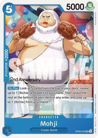 Mohji Emperors in the New World: 2nd Anniversary Tournament Cards One Piece card