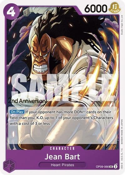Jean Bart Emperors in the New World: 2nd Anniversary Tournament Cards One Piece card