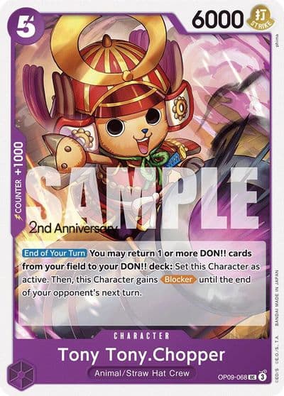 Tony TonyChopper 067 Emperors in the New World: 2nd Anniversary Tournament Cards One Piece card