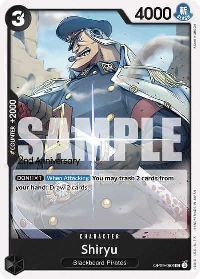 Shiryu Emperors in the New World: 2nd Anniversary Tournament Cards One Piece card
