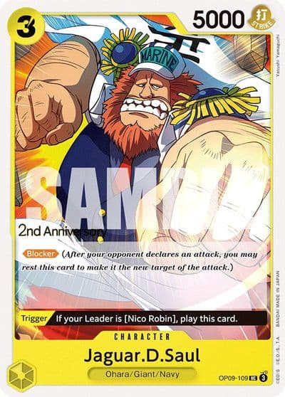 JaguarDSaul Emperors in the New World: 2nd Anniversary Tournament Cards One Piece card