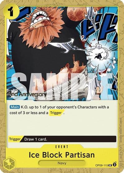 Ice Block Partisan Emperors in the New World: 2nd Anniversary Tournament Cards One Piece card