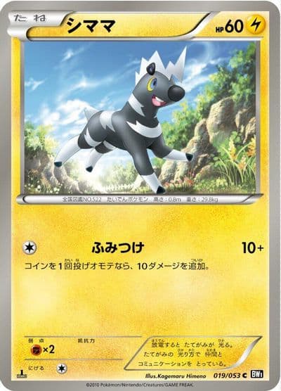 Blitzle BW1: Black Collection Pokemon card
