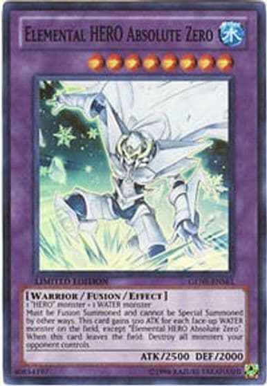 Elemental HERO Absolute Zero Generation Force Yu-Gi-Oh! card
