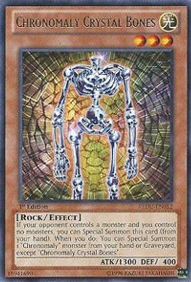 Chronomaly Crystal Bones Return of the Duelist Yu-Gi-Oh! card