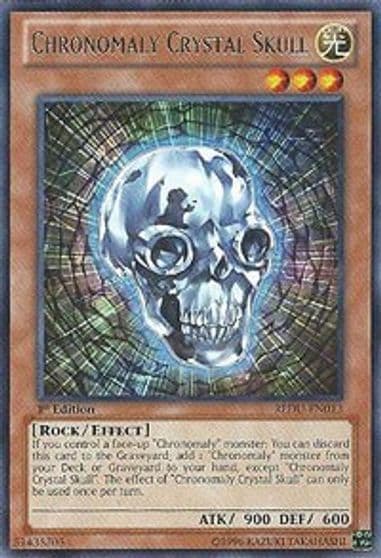 Chronomaly Crystal Skull Return of the Duelist Yu-Gi-Oh! card
