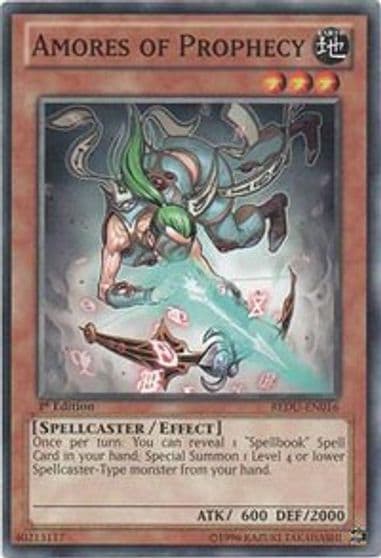 Amores of Prophecy Return of the Duelist Yu-Gi-Oh! card