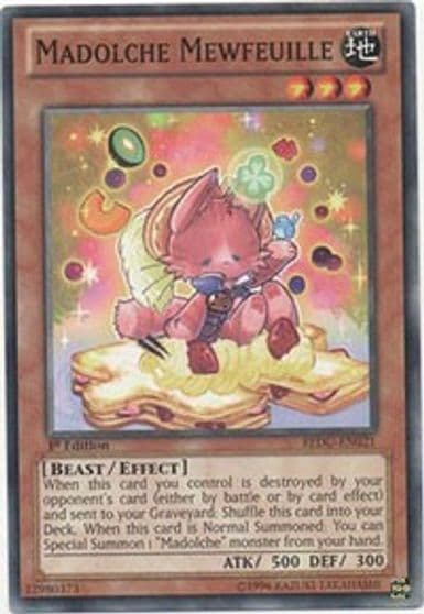 Madolche Mewfeuille Return of the Duelist Yu-Gi-Oh! card