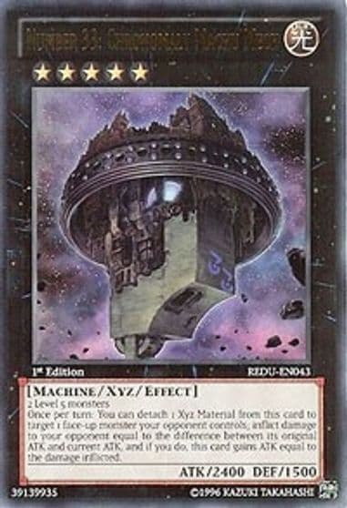 Number 33 Chronomaly Machu Mech Return of the Duelist Yu-Gi-Oh! card