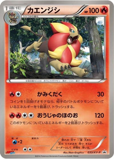 Pyroar XY-P: XY Promos Pokemon card