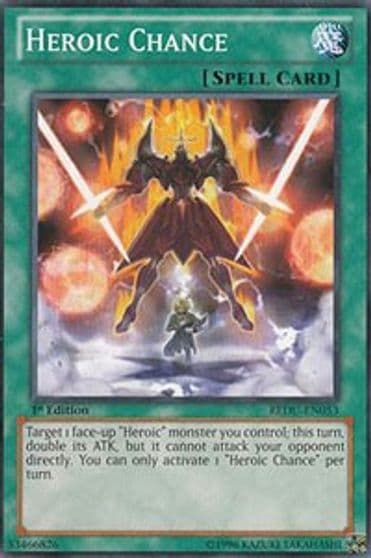 Heroic Chance Return of the Duelist Yu-Gi-Oh! card
