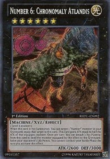 Number 6 Chronomaly Atlandis Return of the Duelist Yu-Gi-Oh! card