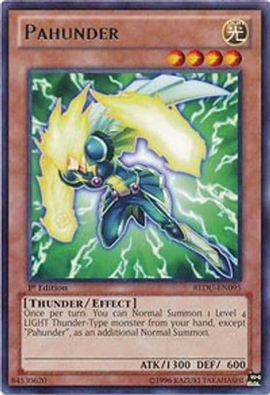 Pahunder Return of the Duelist Yu-Gi-Oh! card