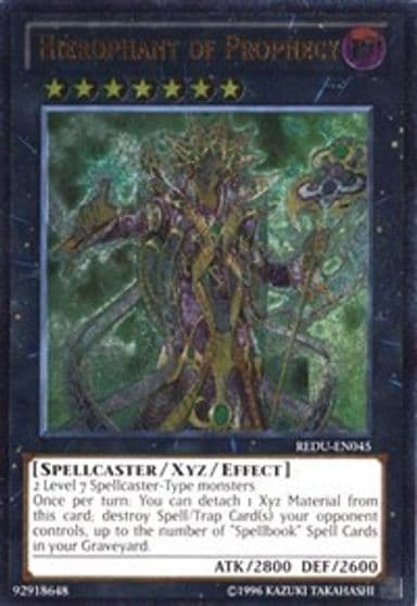 Hierophant of Prophecy UTR Return of the Duelist Yu-Gi-Oh! card