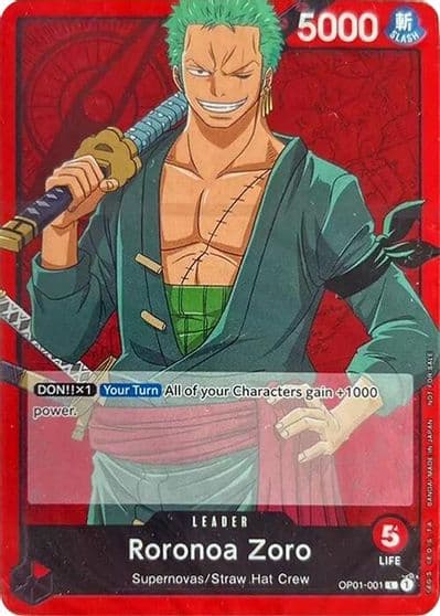 Roronoa Zoro One Piece Demo Deck Cards One Piece card