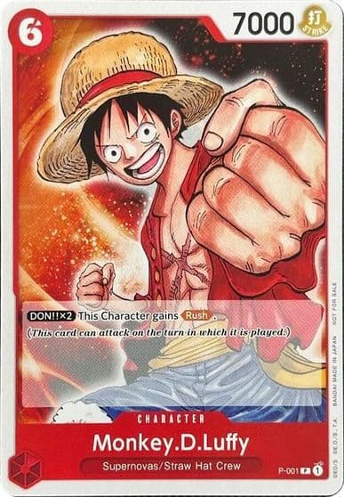MonkeyDLuffy 001 One Piece Demo Deck Cards One Piece card