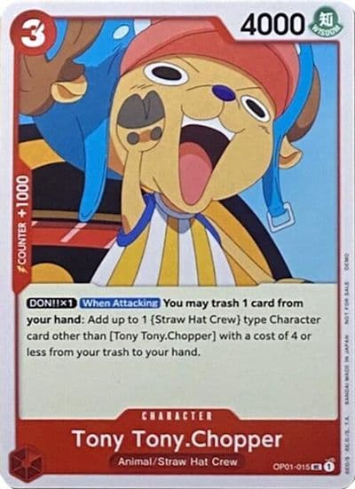 Tony TonyChopper 015 One Piece Demo Deck Cards One Piece card