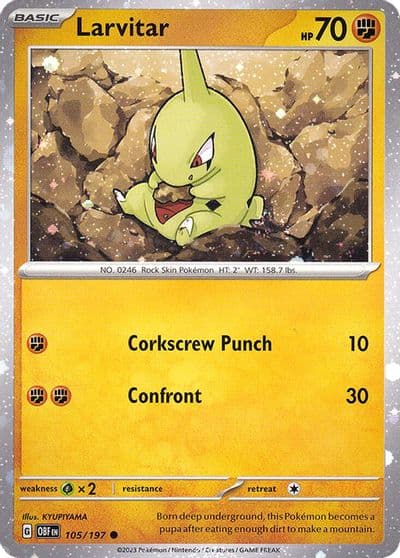 Larvitar (Cosmos Holo) Miscellaneous Cards & Products Pokemon card