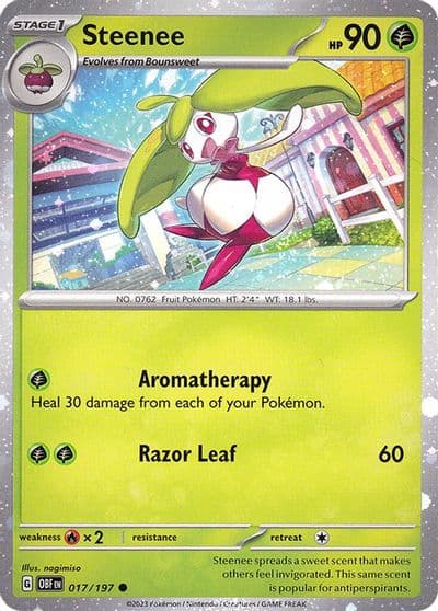 Steenee (Cosmos Holo) Miscellaneous Cards & Products Pokemon card