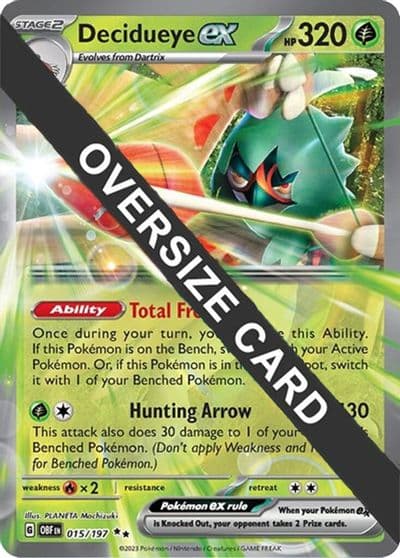 Decidueye ex Jumbo Cards Pokemon card