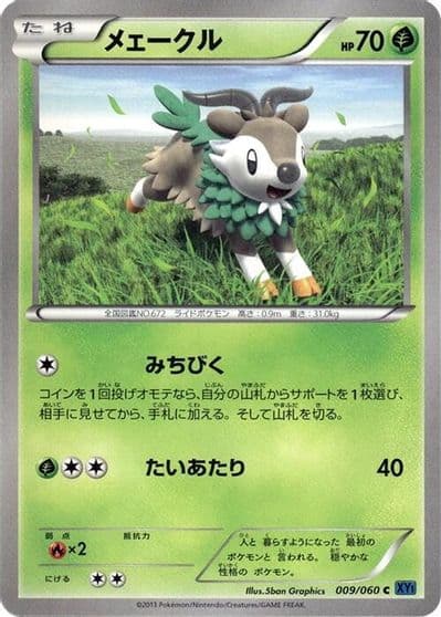 Skiddo XY-Bx: Collection X Pokemon card