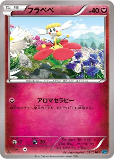 Flabebe XY2: Wild Blaze Pokemon card
