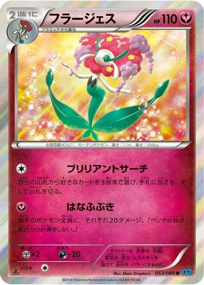 Florges XY2: Wild Blaze Pokemon card