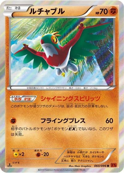 Hawlucha XY3: Rising Fist Pokemon card