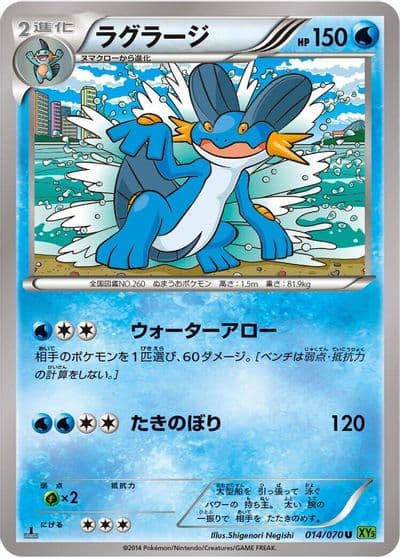Swampert XY5-Bt: Tidal Storm Pokemon card