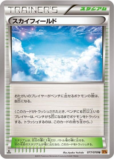 Sky Field XY6: Emerald Break Pokemon card