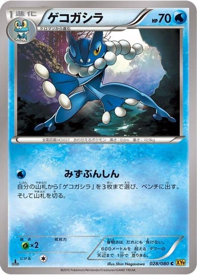 Frogadier XY9: Rage of the Broken Heavens Pokemon card