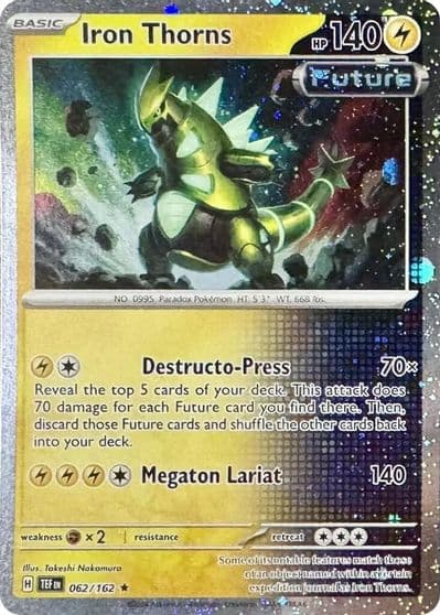 Iron Thorns (Cosmos Holo) Miscellaneous Cards & Products Pokemon card