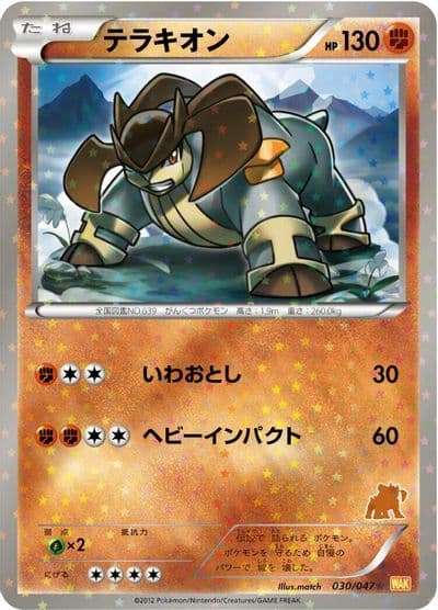 Terrakion Everyone's Exciting Battle Pokemon card