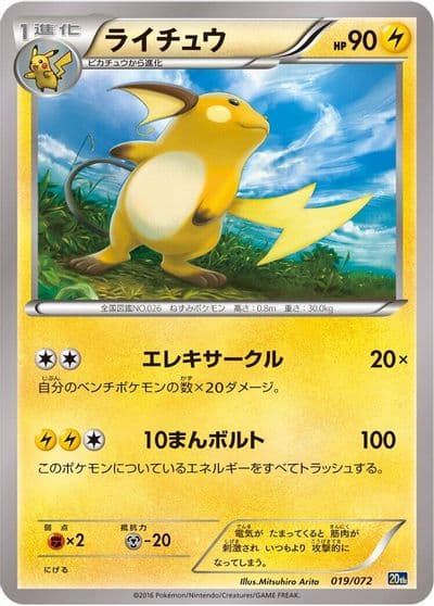 Raichu BREAK Starter Pack Pokemon card
