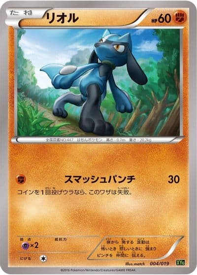 Riolu XYG: Zygarde-EX Perfect Battle Deck Pokemon card