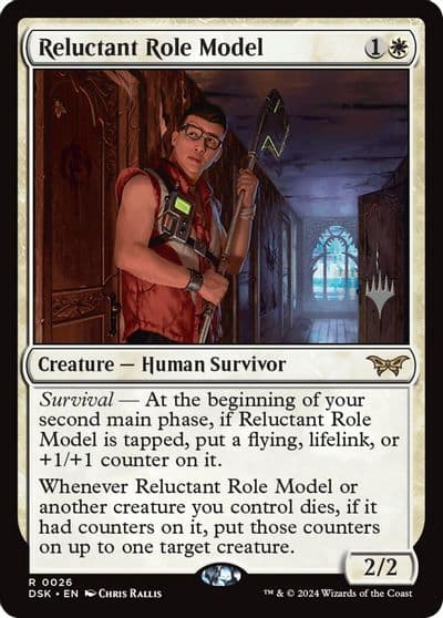 Reluctant Role Model Promo Pack: Duskmourn: House of Horror Magic card