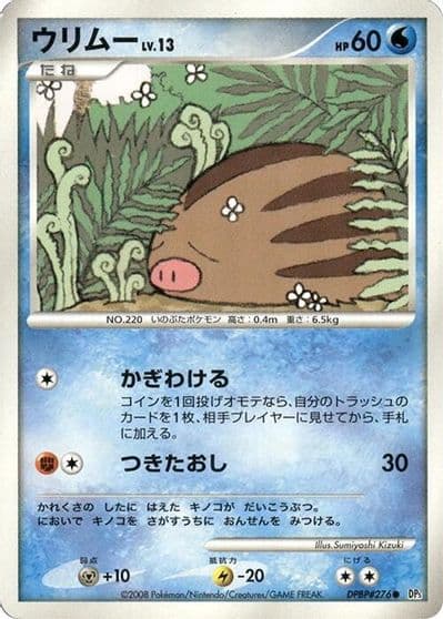 Swinub DP5: Temple of Anger Pokemon card
