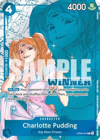 Charlotte Pudding Winner Pack 2025 Vol 1 One Piece Promotion Cards One Piece card