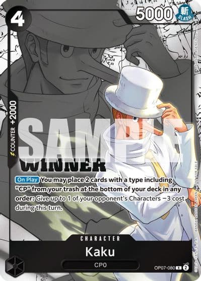 Kaku Winner Pack 2025 Vol 1 One Piece Promotion Cards One Piece card